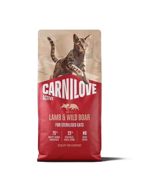 Carnilove Active Cat Lammas&Villisika Sterilised 6kg