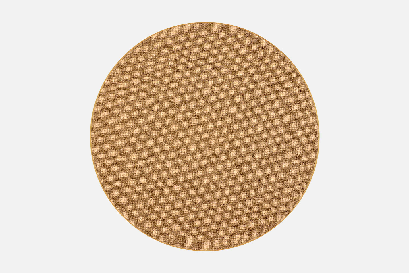 VM Carpet Tweed pyöreä tuftattu polyamidimatto Ø240cm keltainen