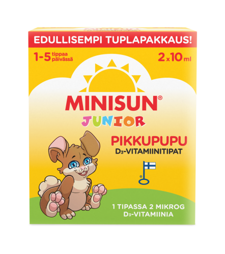 Minisun Drops - D-vitamiini vauvalle 2x10 ml