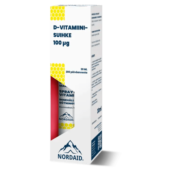 Nordaid D-vitamiinisuihke 100 µg 30 ml