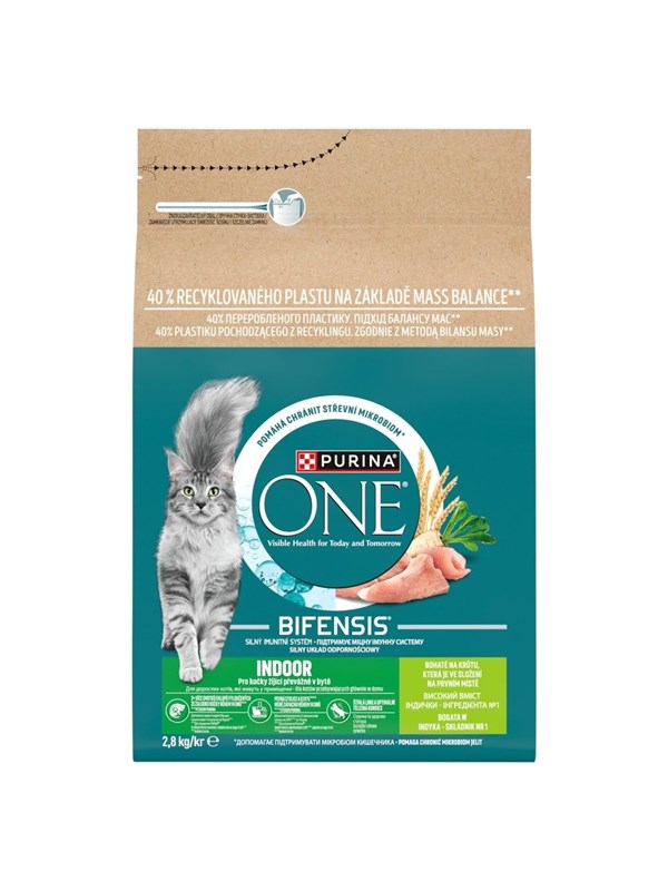 PURINA NESTLE One Bifensis Indoor Runsaasti kalkkunaa 2,8kg