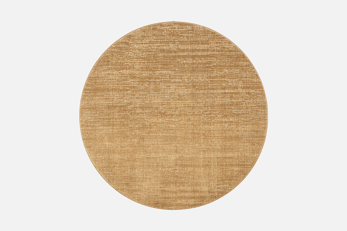 VM Carpet Sametti pyöreä nukkamatto Ø 200 cm keltainen