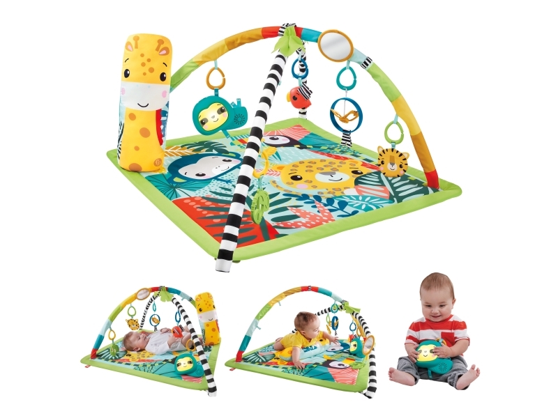 Fisher-Price 3-in-1-leikkimatto, sademetsä