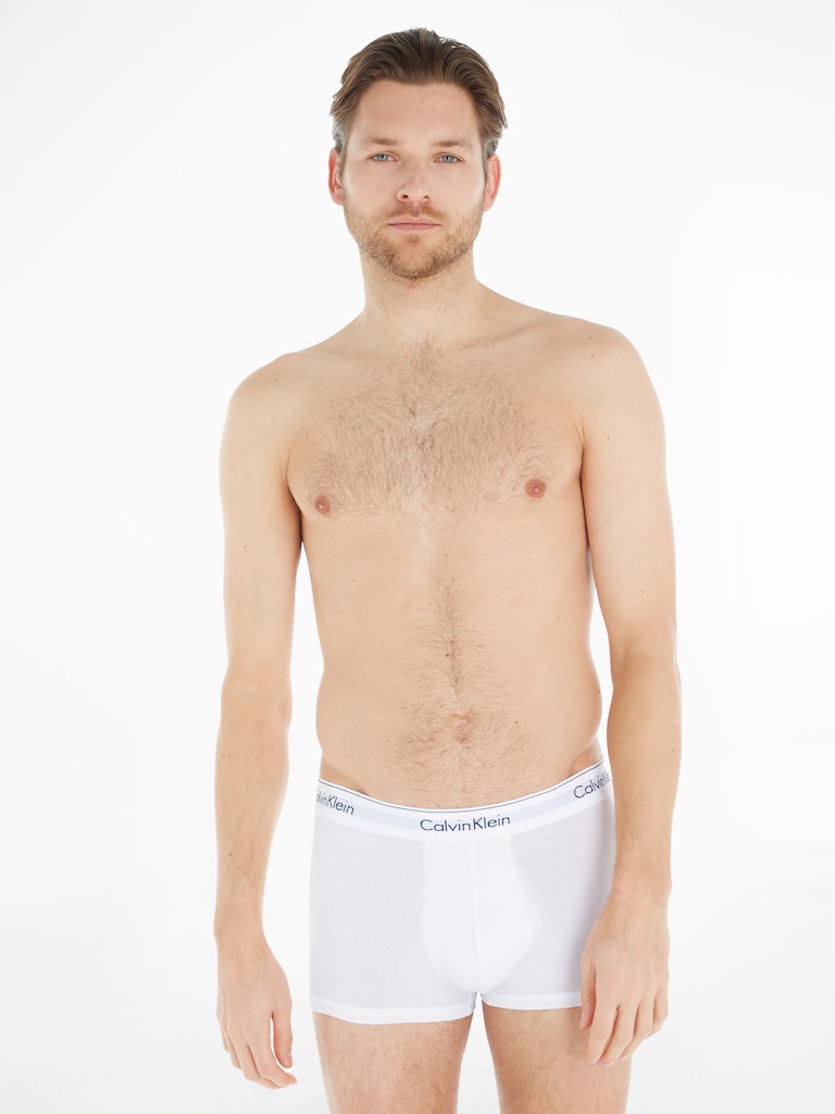 Calvin Klein Trunk 3PK Black Valkoinen